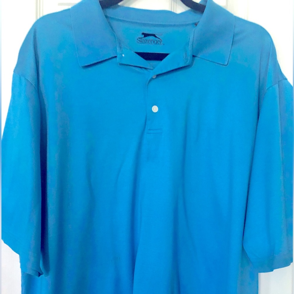 Mens Golf shirt XL Slazenger with vented sleeves EUC
